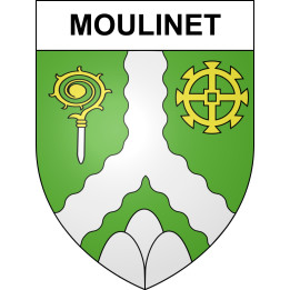 Stickers coat of arms Moulinet adhesive sticker