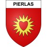 Pierlas Sticker wappen, gelsenkirchen, augsburg, klebender aufkleber
