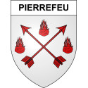 Pierrefeu Sticker wappen, gelsenkirchen, augsburg, klebender aufkleber