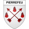 Pierrefeu Sticker wappen, gelsenkirchen, augsburg, klebender aufkleber