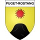 Puget-Rostang Sticker wappen, gelsenkirchen, augsburg, klebender aufkleber