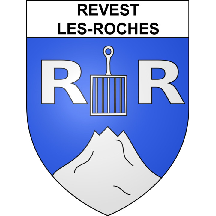 Revest-les-Roches Sticker wappen, gelsenkirchen, augsburg, klebender aufkleber