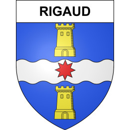 Rigaud 06 ville sticker blason écusson autocollant adhésif