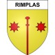 Rimplas 06 ville sticker blason écusson autocollant adhésif