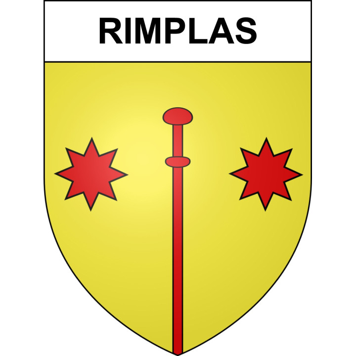 Stickers coat of arms Rimplas adhesive sticker