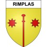 Rimplas 06 ville sticker blason écusson autocollant adhésif