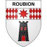 Roubion 06 ville sticker blason écusson autocollant adhésif