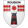 Roubion Sticker wappen, gelsenkirchen, augsburg, klebender aufkleber