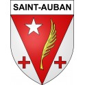 Saint-Auban Sticker wappen, gelsenkirchen, augsburg, klebender aufkleber