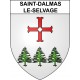 Saint-Dalmas-le-Selvage 06 ville sticker blason écusson autocollant adhésif