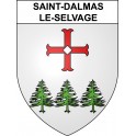 Saint-Dalmas-le-Selvage 06 ville sticker blason écusson autocollant adhésif