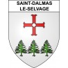 Saint-Dalmas-le-Selvage Sticker wappen, gelsenkirchen, augsburg, klebender aufkleber