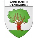 Saint-Martin-d'Entraunes 06 ville sticker blason écusson autocollant adhésif