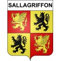 Stickers coat of arms Sallagriffon adhesive sticker