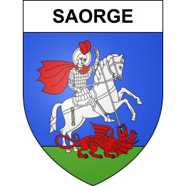Stickers coat of arms Saorge adhesive sticker