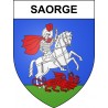 Adesivi stemma Saorge adesivo