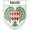 Sauze 06 ville sticker blason écusson autocollant adhésif