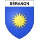 Pegatinas escudo de armas de Séranon adhesivo de la etiqueta engomada