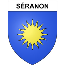 Stickers coat of arms Séranon adhesive sticker