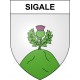 Sigale 06 ville sticker blason écusson autocollant adhésif