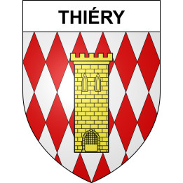 Stickers coat of arms Thiéry adhesive sticker