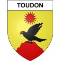 Toudon 06 ville sticker blason écusson autocollant adhésif