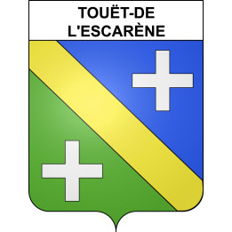 Touët-de-l'Escarène 06 ville sticker blason écusson autocollant adhésif