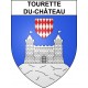 Tourette-du-Château 06 ville sticker blason écusson autocollant adhésif