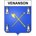 Stickers coat of arms Venanson adhesive sticker