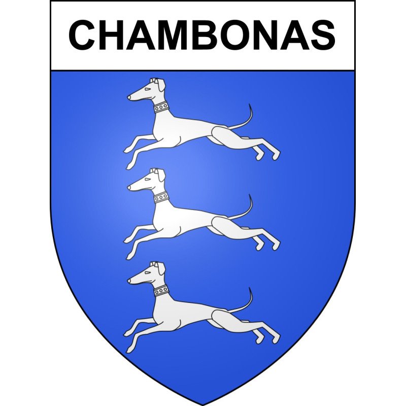 Chambonas Sticker wappen, gelsenkirchen, augsburg, klebender aufkleber