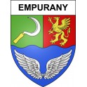 Empurany 07 ville sticker blason écusson autocollant adhésif