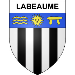 Labeaume Sticker wappen, gelsenkirchen, augsburg, klebender aufkleber