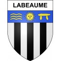Stickers coat of arms Labeaume adhesive sticker