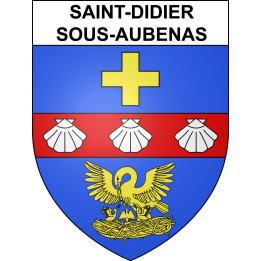 Saint-Didier-sous-Aubenas Sticker wappen, gelsenkirchen, augsburg, klebender aufkleber