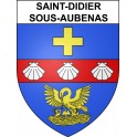 Saint-Didier-sous-Aubenas 07 ville sticker blason écusson autocollant adhésif