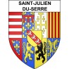 Adesivi stemma Saint-Julien-du-Serre adesivo