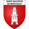 Stickers coat of arms Saint-Sauveur-de-Montagut adhesive sticker