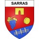 Sarras Sticker wappen, gelsenkirchen, augsburg, klebender aufkleber