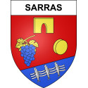 Stickers coat of arms Sarras adhesive sticker