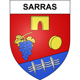 Sarras Sticker wappen, gelsenkirchen, augsburg, klebender aufkleber