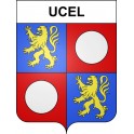 Ucel Sticker wappen, gelsenkirchen, augsburg, klebender aufkleber