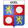 Stickers coat of arms Ucel adhesive sticker