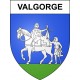 Valgorge 07 ville sticker blason écusson autocollant adhésif
