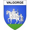 Valgorge 07 ville sticker blason écusson autocollant adhésif