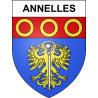 Adesivi stemma Annelles adesivo