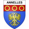 Annelles Sticker wappen, gelsenkirchen, augsburg, klebender aufkleber