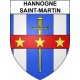 Adesivi stemma Hannogne-Saint-Martin adesivo