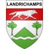 Landrichamps Sticker wappen, gelsenkirchen, augsburg, klebender aufkleber