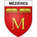 Mézières Sticker wappen, gelsenkirchen, augsburg, klebender aufkleber