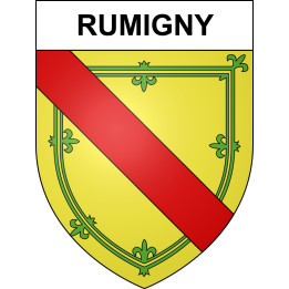 Rumigny 08 ville sticker blason écusson autocollant adhésif